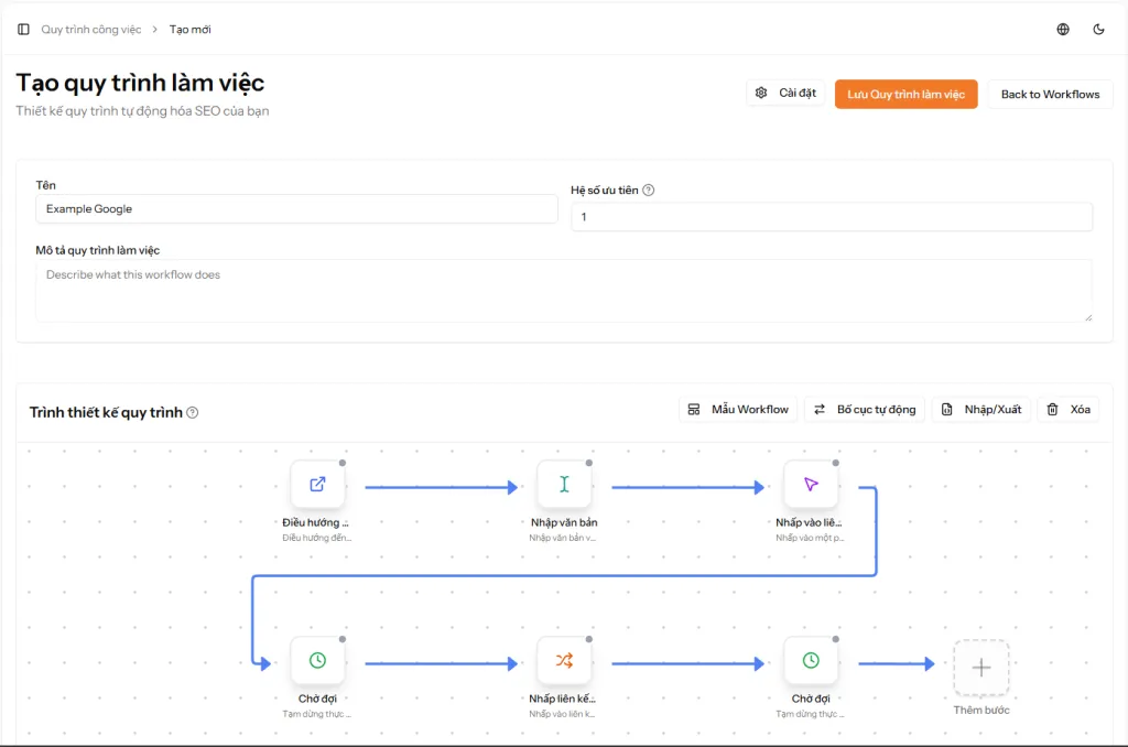 Create Workflow